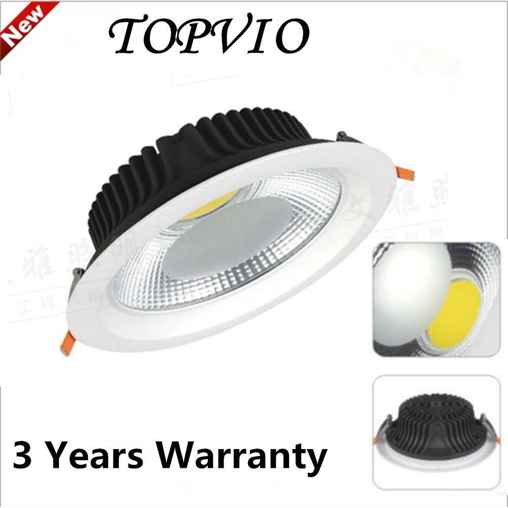 CE RoHS Approved 5W/7W/10W/15W/20W/30W Recessed Ceiling Round COB LED Downlight