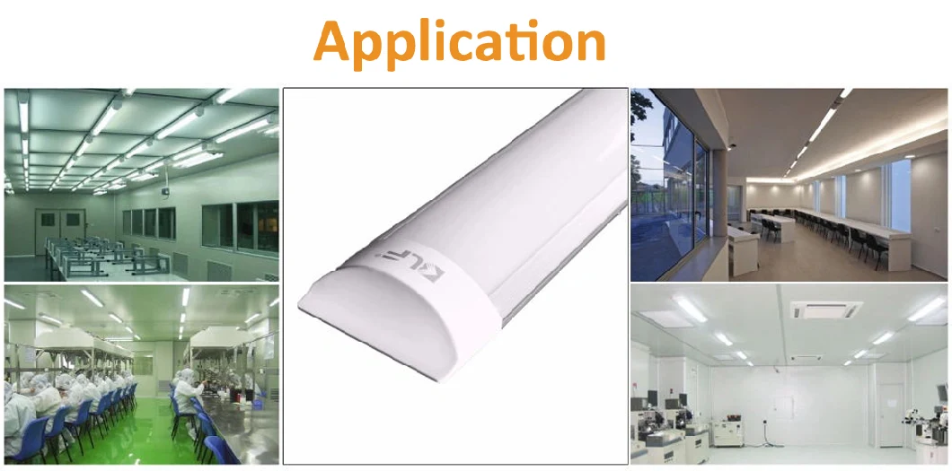 120lm/W IP65 80W 100W 150W 200W LED Batten Linear Light