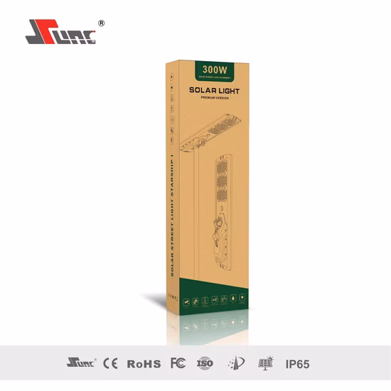 30W 40W 60W 90W integró todo en una luz de calle al aire libre del jardín LED del camino de la inundación del poder del panel solar