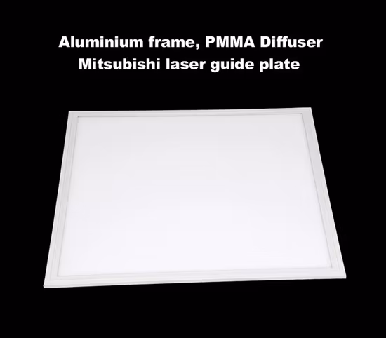 luz plana 6060 de la luz del panel del cuadrado redondo LED de la protección contra sobretensiones 2.5kv 60W 3 años de garantía