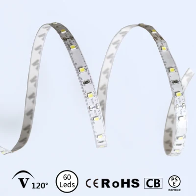 60LEDs SMD3528 CE RoHS LED Tira de luz flexible