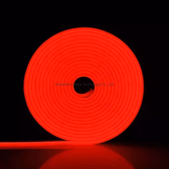 Holiday RGB DIY Flex Strip LED Neon Light Letrero de neón personalizado Iluminación Decoración LED Hermosa LED Neon Rope Light IP67 Flex Neon Light 24V 12V